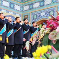 اجرای زنده گروه تواشیح خادم المهدی (عجل الله تعالی فرجه الشریف)